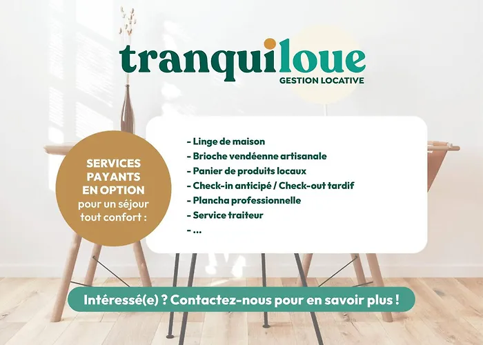 Appartement Tranquiloue - Cosy 15min Du Puy Du Fou *